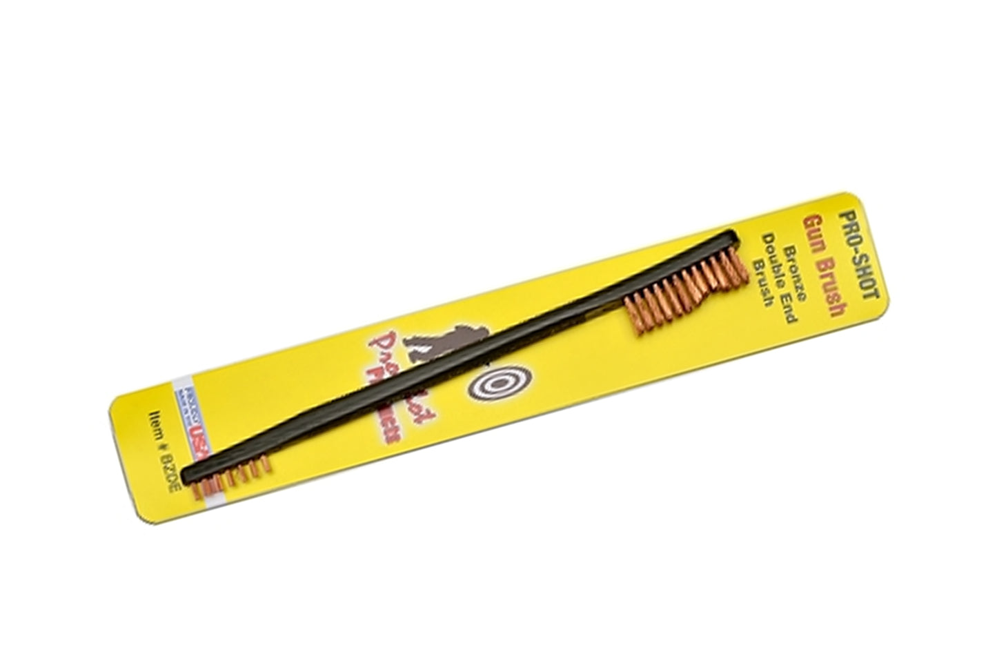 PRO SHOT ACCESSORIES | GUN BRUSH DOUBLE END - BRONZE