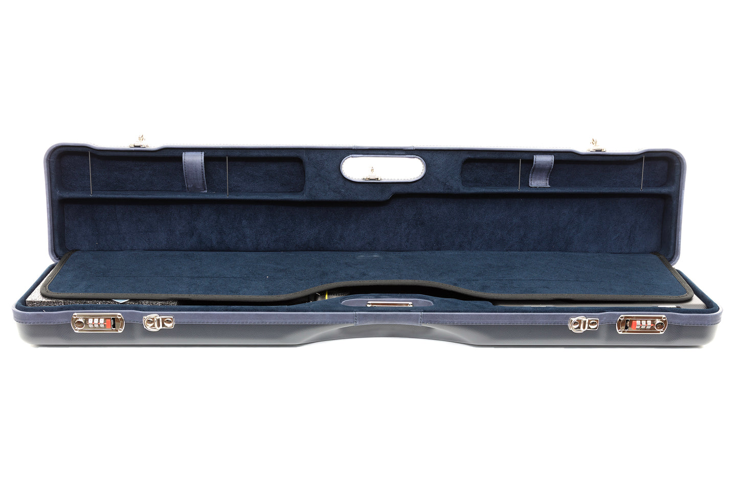 NEGRINI ACCESSORIES | NEGRINI CASE | 16406 COMPACT UNICASE | 1 O&U, SXS, OR AUTO / 1 ADJ. HIGH RIB BARREL UP TO 34" | AMERICAN FLAG 250 YEARS / RED LEATHER TRIM