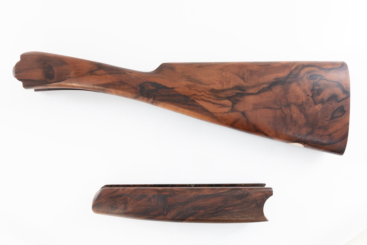 Beretta 686/687 28GA English Straight Stock Field Wood Set | 1 3/8" by 2 1/8" | SN#: 25B-0093 - Factory Cosmetic Blemish