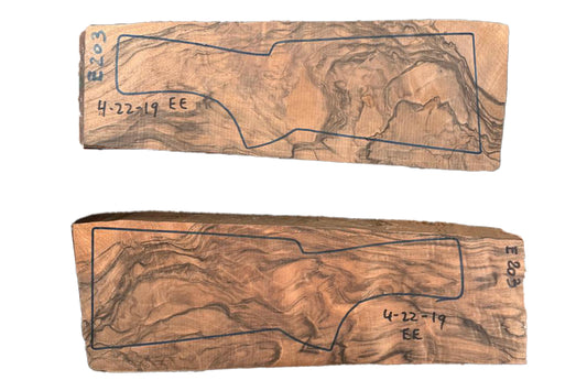 Wood Blank 04-22-19 Exhibition Grade | Suitable for Perazzi, Krieghoff, Beretta, Blaser, Zoli and More