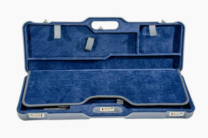 NEGRINI ACCESSORIES | NEGRINI CASE | 1670 HUNTING & COMPETITION | 2 O&U OR SXS / 2 LOW TO MEDIUM RIB BARRELS UP TO 28" | NAVY / NAVY