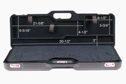 NEGRINI ACCESSORIES | NEGRINI CASE | 1670 HUNTING & COMPETITION | 2 O&U OR SXS / 2 LOW TO MEDIUM RIB BARRELS UP TO 28" | NAVY / NAVY