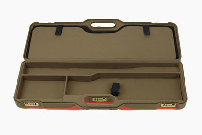 NEGRINI ACCESSORIES | NEGRINI CASE | 1670 UPLANDER | 2 O&U OR SXS / 2 LOW RIB BARREL UP TO 28" | BLAZE / KHAKI