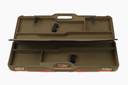NEGRINI ACCESSORIES | NEGRINI CASE | 1670 UPLANDER | 2 O&U OR SXS / 2 LOW RIB BARREL UP TO 28" | BLAZE / KHAKI