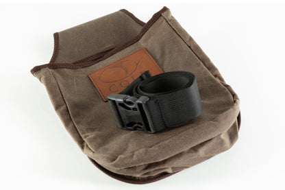 COLE SHELL POUCH | WAXED CANVAS SHELL POUCH | OLIVE