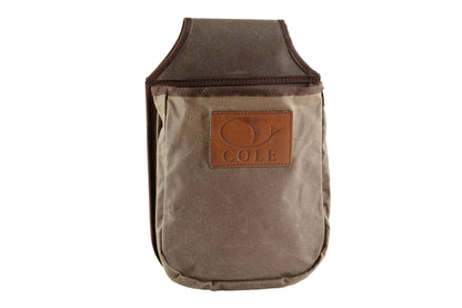 COLE SHELL POUCH | WAXED CANVAS SHELL POUCH | OLIVE