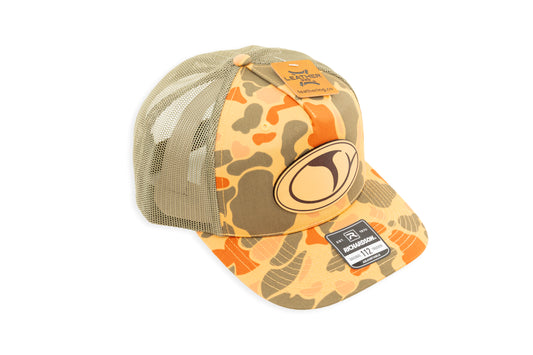 COLE APPAREL | 112 LEATHER PATCH HAT | SIENNA DUCK CAMO LODEN