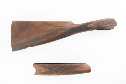 Beretta 686/687 28GA Left Hand Straight Stock Field Wood Set | 1 3/8" by 2 1/8"  | SN#: 25B-0080