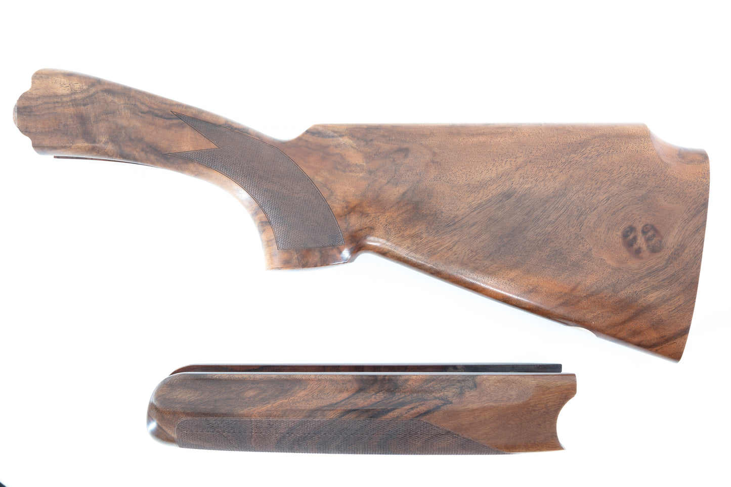 Beretta 686/687 12GA Sporting Wood Set | 1 5/8" x 1 5/8" x 2 1/4" | SN#: WS260011