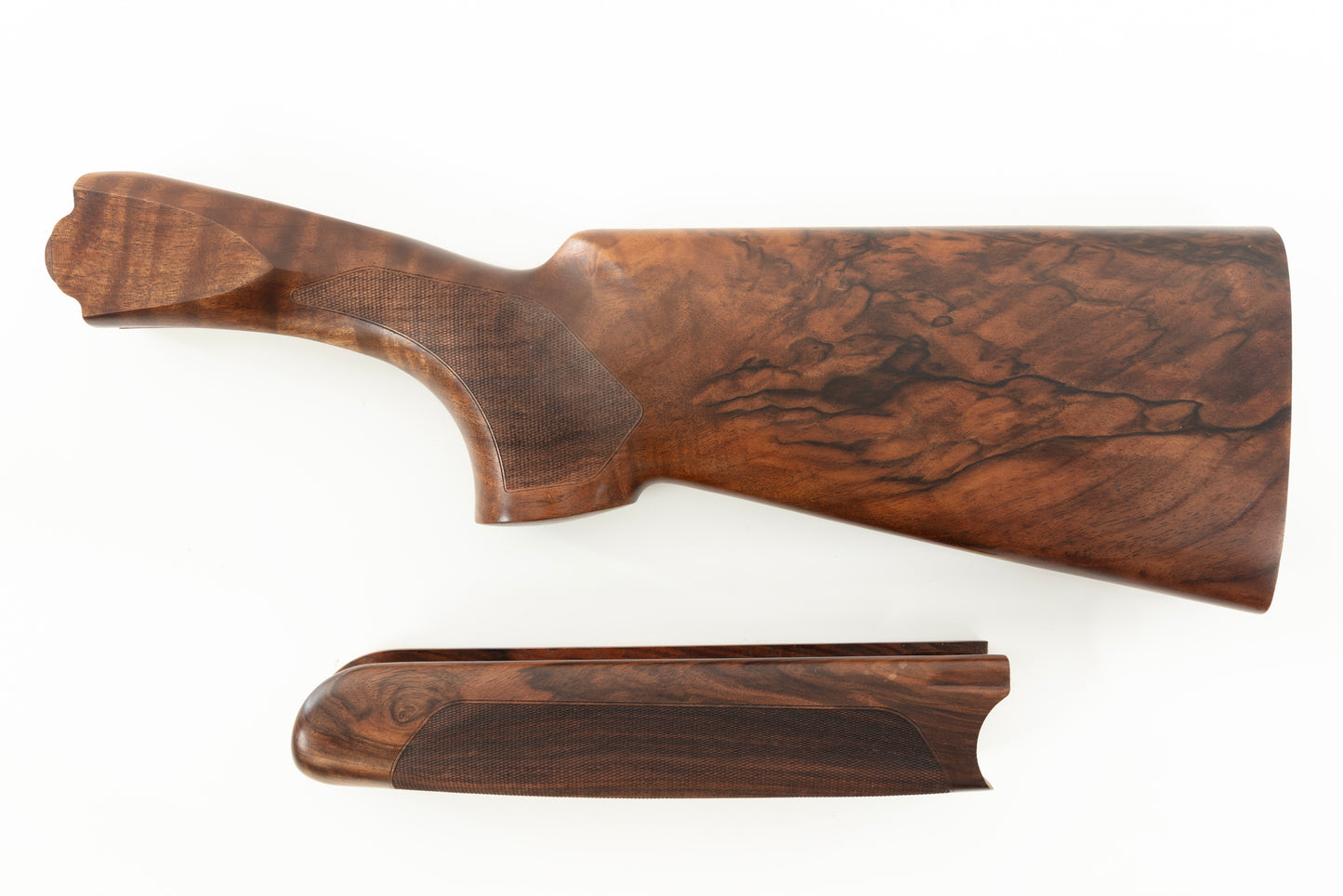 Beretta 688 12GA Left Hand International Trap Wood Set | 1 3/8" x 1 3/4" | SN#: WS260072