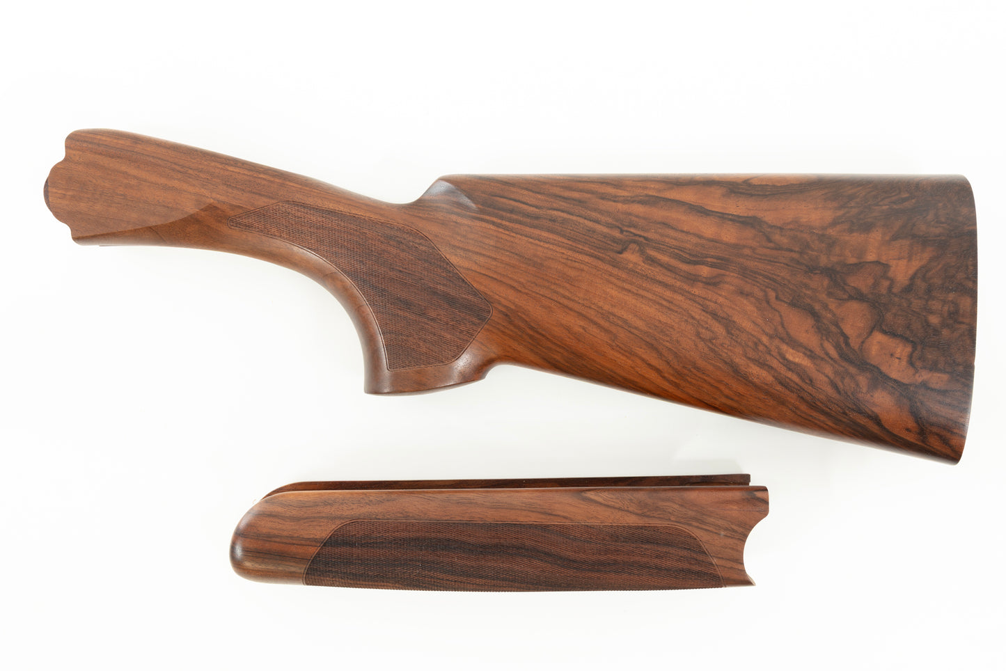 Beretta 688 12GA Left Hand International Trap Wood Set | 1 3/8" x 1 3/4" | SN#: WS260073