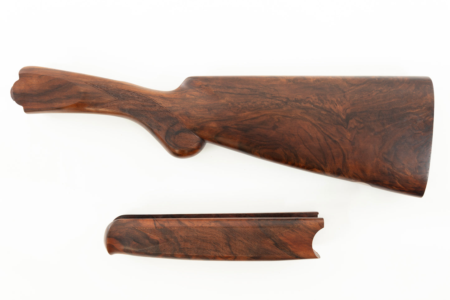 Beretta 686/687 POW 20GA Left Hand Field Wood Set | 1 3/8" x 2 1/4" | SN#: WS260085
