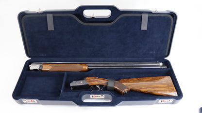 NEGRINI ACCESSORIES | NEGRINI CASE | 1670 HUNTING & COMPETITION | 2 O&U OR SXS / 2 LOW TO MEDIUM RIB BARRELS UP TO 28" | NAVY / NAVY