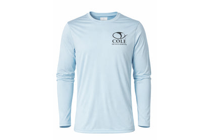 COLE APPAREL | COOLING PERFORMANCE LONG SLEEVE 44+ UPF | PASTEL BLUE
