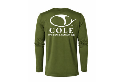 COLE APPAREL | COOLING PERFORMANCE LONG SLEEVE 44+ UPF | MILITARY GREEN